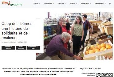 La Coop des Dômes dans Tikographie